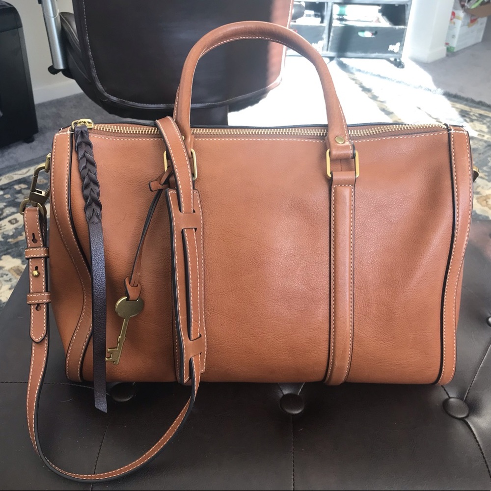 Fossil satchel and wallet